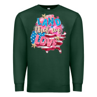 Sports Green Merica leopard lightning bolt Premium Sweatshirt - FaDigitalArtStudio