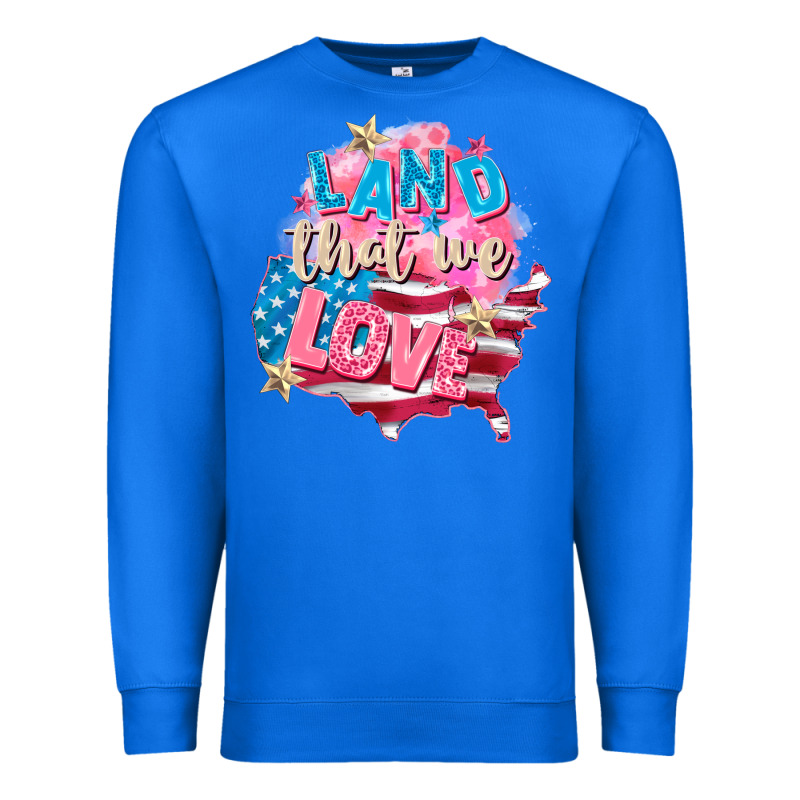 Merica Leopard Lightning Bolt Premium Sweatshirt by FaDigitalArtStudio | Teevron