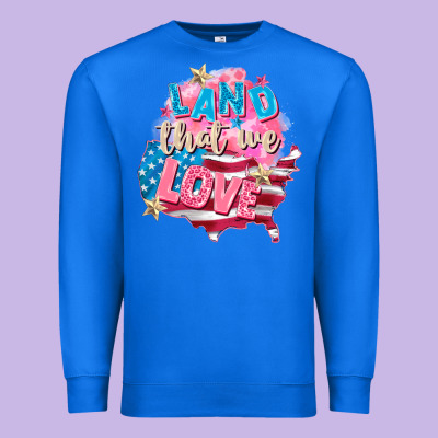 Merica Leopard Lightning Bolt Premium Sweatshirt Designed By Fadigitalartstudio
