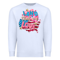White Merica leopard lightning bolt Premium Sweatshirt - FaDigitalArtStudio