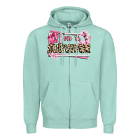 Seafoam im a survivor cancer awareness Zipper Hoodie - CowGirlArtShop