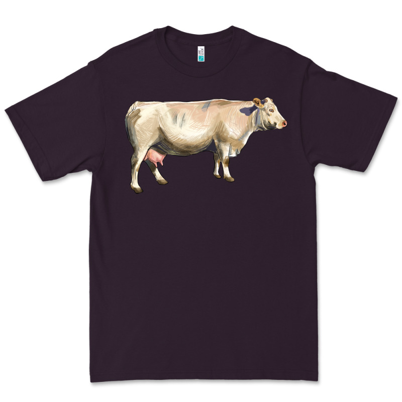 Charolais Cattle Premium Tee by LillyAllenDesigns | Teevron