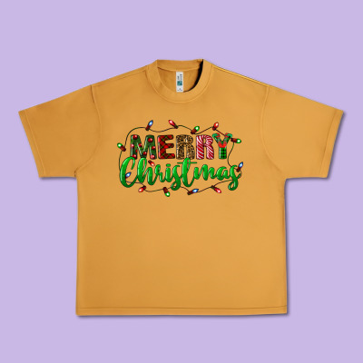 Merry Christmas Urban Heavy Tee Designed By Bundleandbundleshop