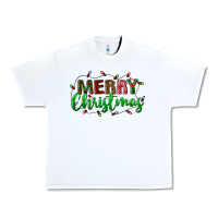 White merry christmas Urban Heavy Tee - BundleAndBundleShop