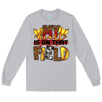 Moon Dust softball my heart is on that field Long Sleeve Tee - RanaPortraitStore