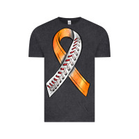Vintage Black Kidney Cancer Ribbon Baseball Vintage Tee - BundleAndBundleShop