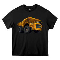 Black Dump Truck Heavy Core Tee - LillyAllenDesigns