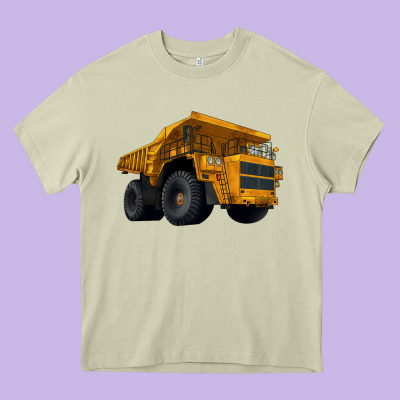 Dump Truck Heavy Core Tee Designed By Lillyallendesigns