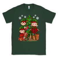 Sports Green Mimi Elf, Mama Elf, Child Elf Christmas Classic Tee - BundleAndBundleShop