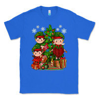 True Royal Mimi Elf, Mama Elf, Child Elf Christmas Classic Tee - BundleAndBundleShop