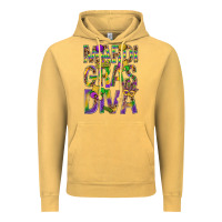 Vintage Mustard Mardi Gras diva Vintage Hoodie - BundleAndBundleShop