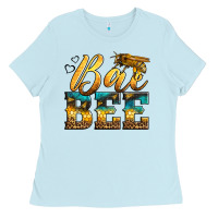 Baby Blue Western Queen Bee Ladies Tee - LillyAllenDesigns