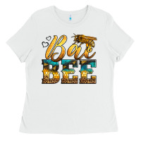 White Western Queen Bee Ladies Tee - LillyAllenDesigns