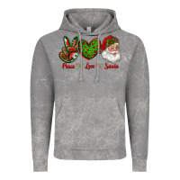 Cloud Rock peace love santa Vintage Hoodie - RanaPortraitStore