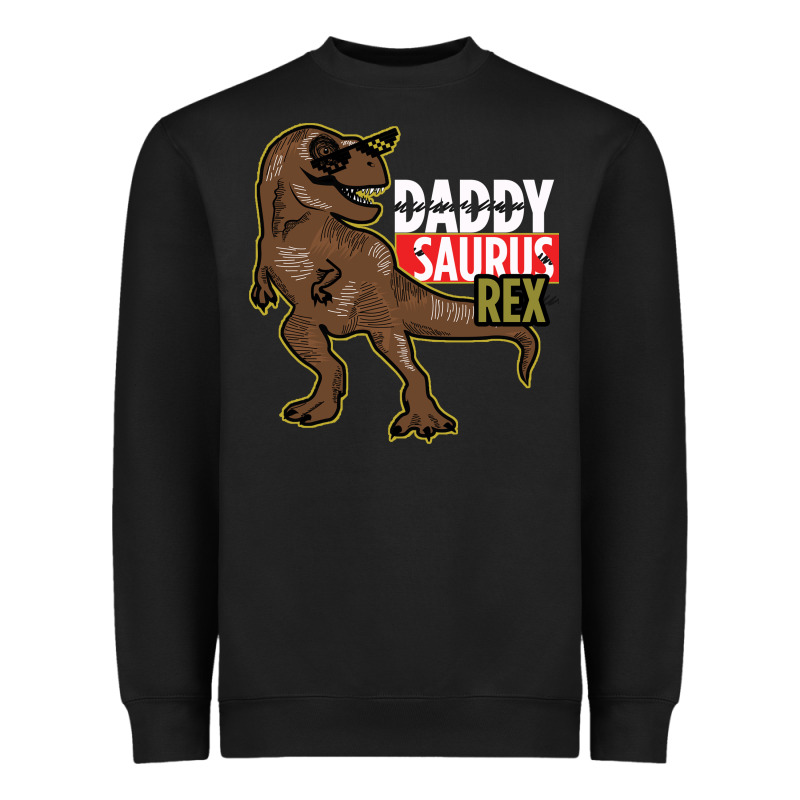 Daddy Saurus Rex Heavyweight Sweatshirt by Bettercallsaul | Teevron