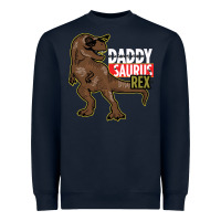 Navy DADDY SAURUS REX Heavyweight Sweatshirt - Bettercallsaul