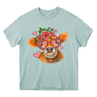 Arona valentines day orange cow Heavy Core Tee - Jasminsmagicworld