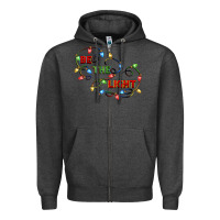 Charcoal Heather be the light Zipper Hoodie - CowGirlArtShop
