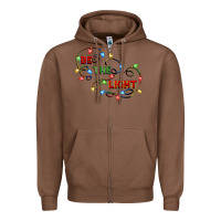 Chestnut be the light Zipper Hoodie - CowGirlArtShop