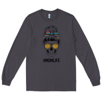 Smoke Western Glitter Aztec Patterned Mom Skull Long Sleeve Tee - Bettercallsaul