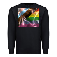 Black Pride flag Premium Sweatshirt - FaDigitalArtStudio