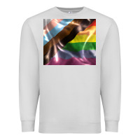 Dove Grey Pride flag Premium Sweatshirt - FaDigitalArtStudio