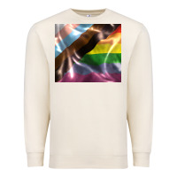 Sandshell Pride flag Premium Sweatshirt - FaDigitalArtStudio