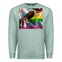 Seafoam Pride flag Premium Sweatshirt - FaDigitalArtStudio