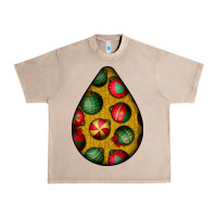 French Oak christmas  teardrop Urban Heavy Tee - BundleAndBundleShop