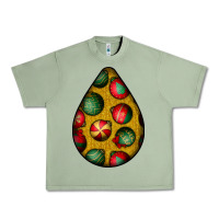 Oil Green christmas  teardrop Urban Heavy Tee - BundleAndBundleShop