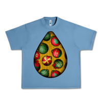 Pebble Blue christmas  teardrop Urban Heavy Tee - BundleAndBundleShop