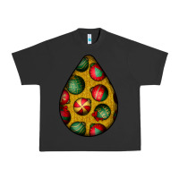 Pigment Black christmas  teardrop Urban Heavy Tee - BundleAndBundleShop