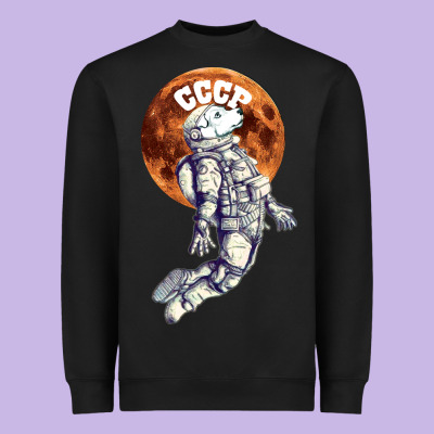 Laika, Space Traveler Heavyweight Sweatshirt Designed By Bettercallsaul