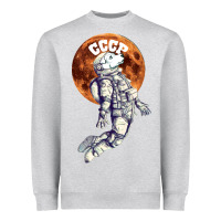 Heather Grey Laika, space traveler Heavyweight Sweatshirt - Bettercallsaul