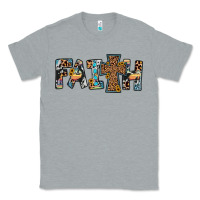 Heather Grey faith cross Classic Tee - JahusDesignShop