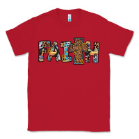 Red faith cross Classic Tee - JahusDesignShop