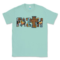 Seafoam faith cross Classic Tee - JahusDesignShop