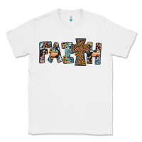 White faith cross Classic Tee - JahusDesignShop