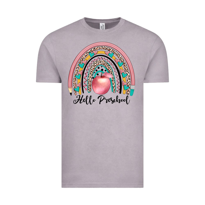 Hello Preschool Vintage Tee by JahusDesignShop | Teevron