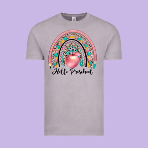 Hello Preschool Vintage Tee Designed By Jahusdesignshop
