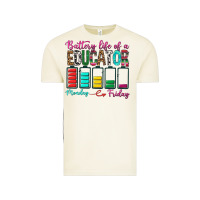 Vintage Arctic Battery Life Of A Educator Vintage Tee - BundleAndBundleShop