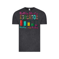 Vintage Black Battery Life Of A Educator Vintage Tee - BundleAndBundleShop