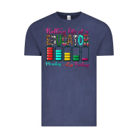Vintage Denim Battery Life Of A Educator Vintage Tee - BundleAndBundleShop