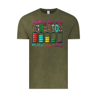 Vintage Olive Battery Life Of A Educator Vintage Tee - BundleAndBundleShop