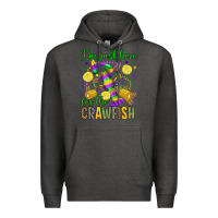 Charcoal Heather ı'm just here for the crawfish olivia Premium Hoodie - OliviaCreatesArt