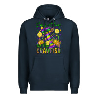 Navy ı'm just here for the crawfish olivia Premium Hoodie - OliviaCreatesArt