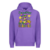 Purple ı'm just here for the crawfish olivia Premium Hoodie - OliviaCreatesArt