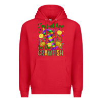 Red ı'm just here for the crawfish olivia Premium Hoodie - OliviaCreatesArt