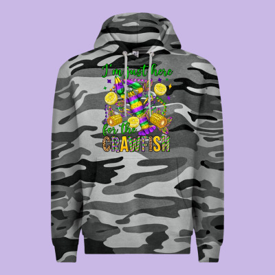 ı'm Just Here For The Crawfish Olivia Premium Hoodie Designed By Oliviacreatesart