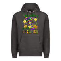 Smoke ı'm just here for the crawfish olivia Premium Hoodie - OliviaCreatesArt